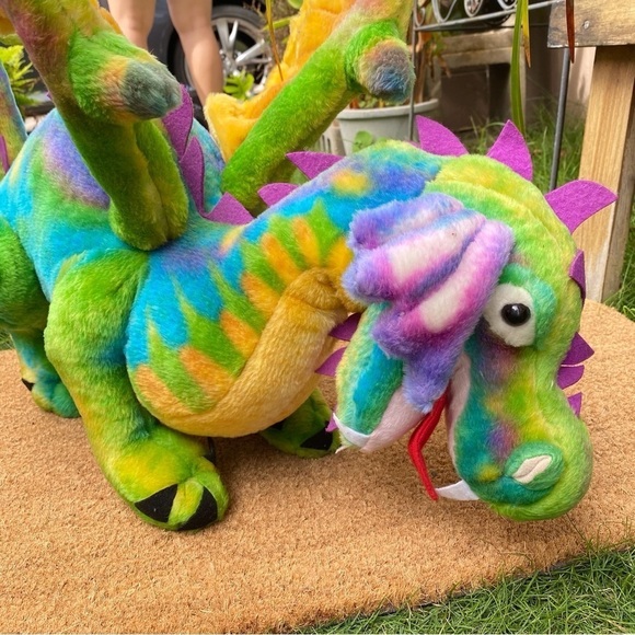 Melissa and Doug rainbow dragon vintage, authentic collectible - Picture 1 of 10